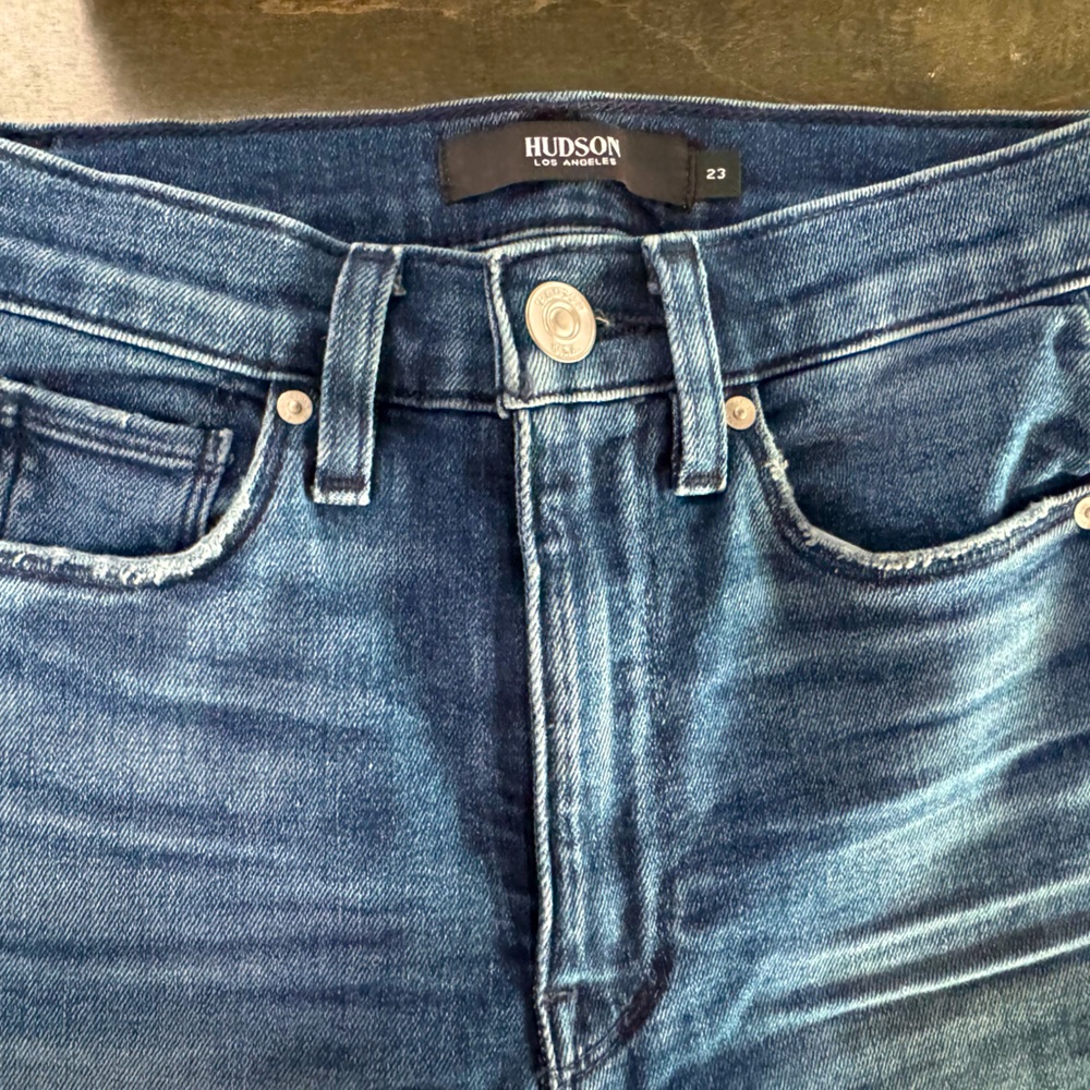 Hudson Jeans Barbara High Waist Super Skinny Jeans , Size 23